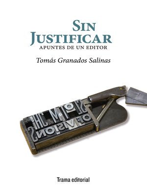 cover image of Sin justificar